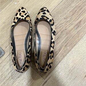 Me Too Leopard Flats brand new size 6.5
